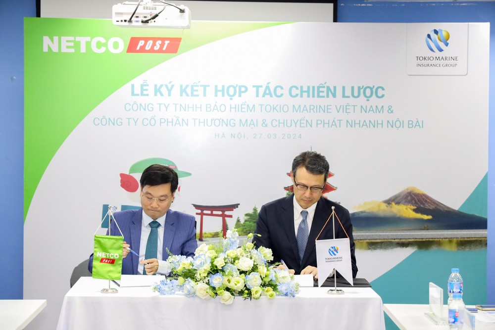 Tokio Marine Việt Nam và Netco Post ký hợp tác chiến lược
